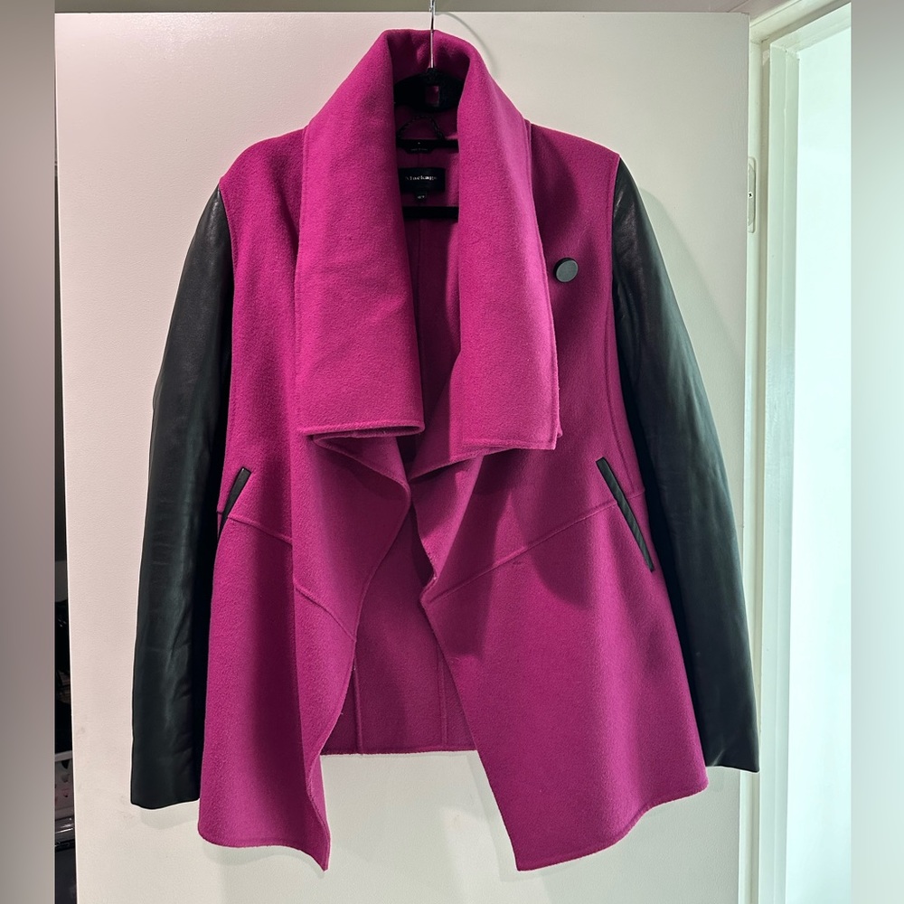 Mackage Leather and Wool Jacket